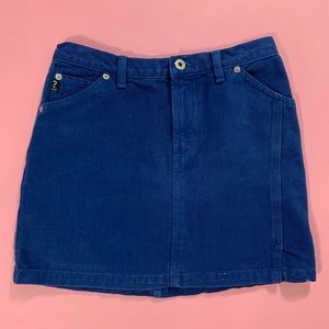 Guess Blue Denim Mini Skirt